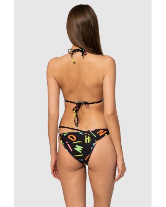 Moschino Czarna G Ra Od Bikini W Neonowe Litery