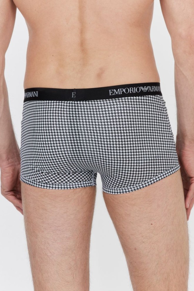 EMPORIO ARMANI Boxer negru peplite 3 pachete