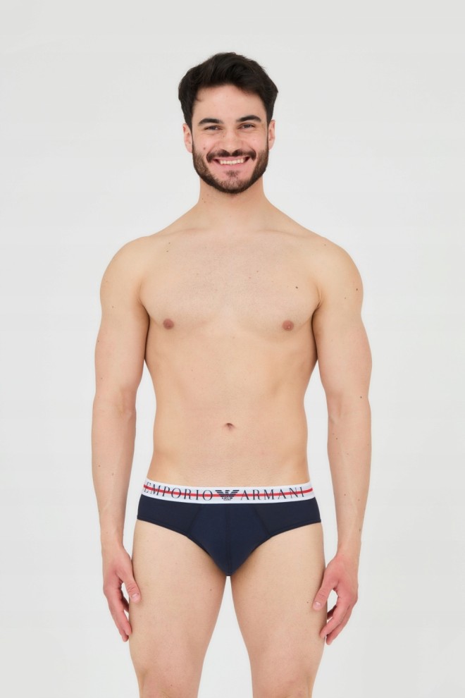 EMPORIO ARMANI Chiloți albastru marin 3-pack