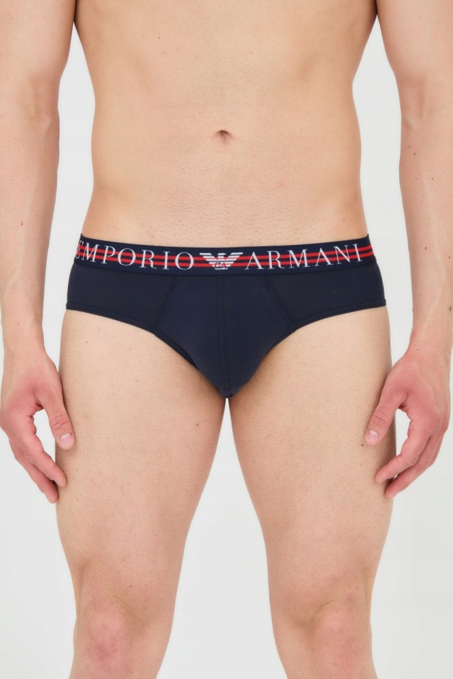 EMPORIO ARMANI Chiloți albastru marin 3-pack