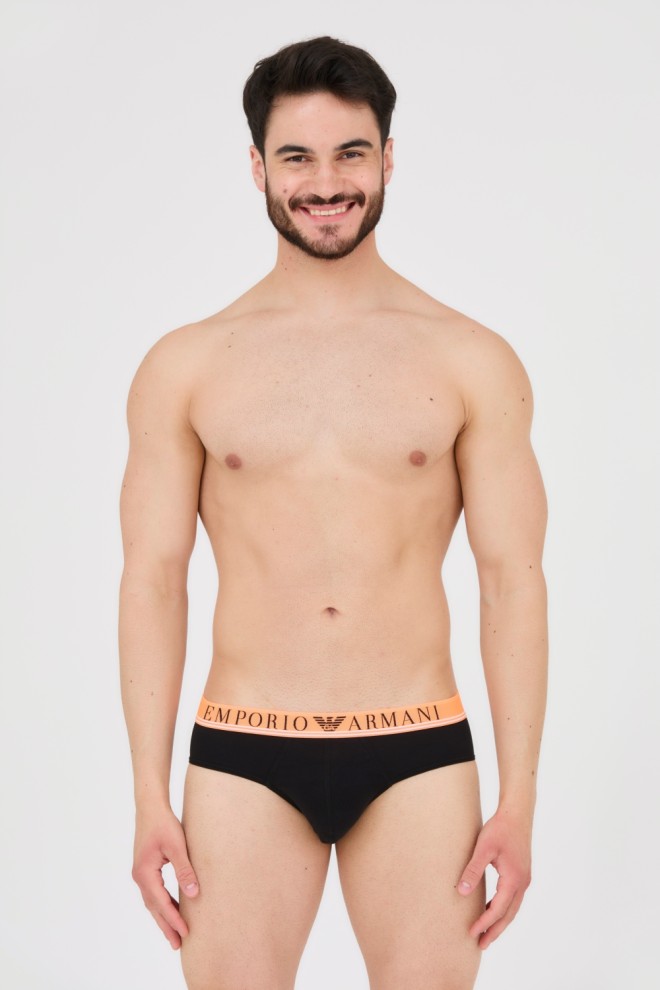 EMPORIO ARMANI Chiloți negri 3-pack