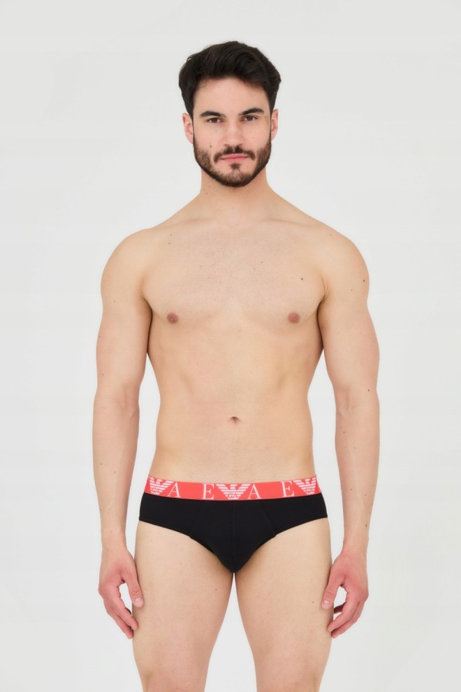 EMPORIO ARMANI Chiloți negri 3-pack