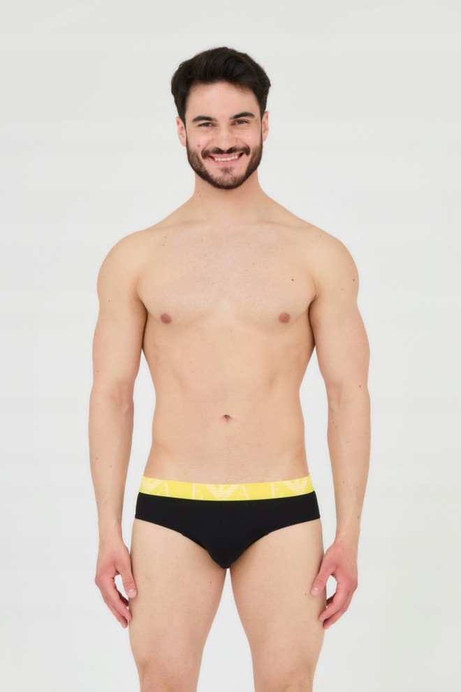 EMPORIO ARMANI Chiloți negri 3-pack