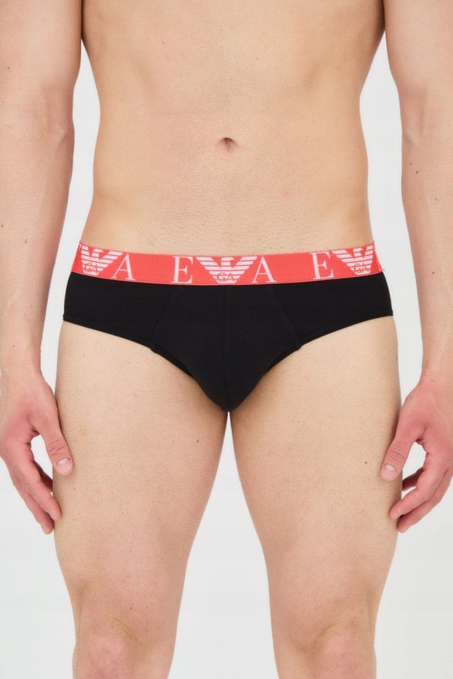 EMPORIO ARMANI Chiloți negri 3-pack