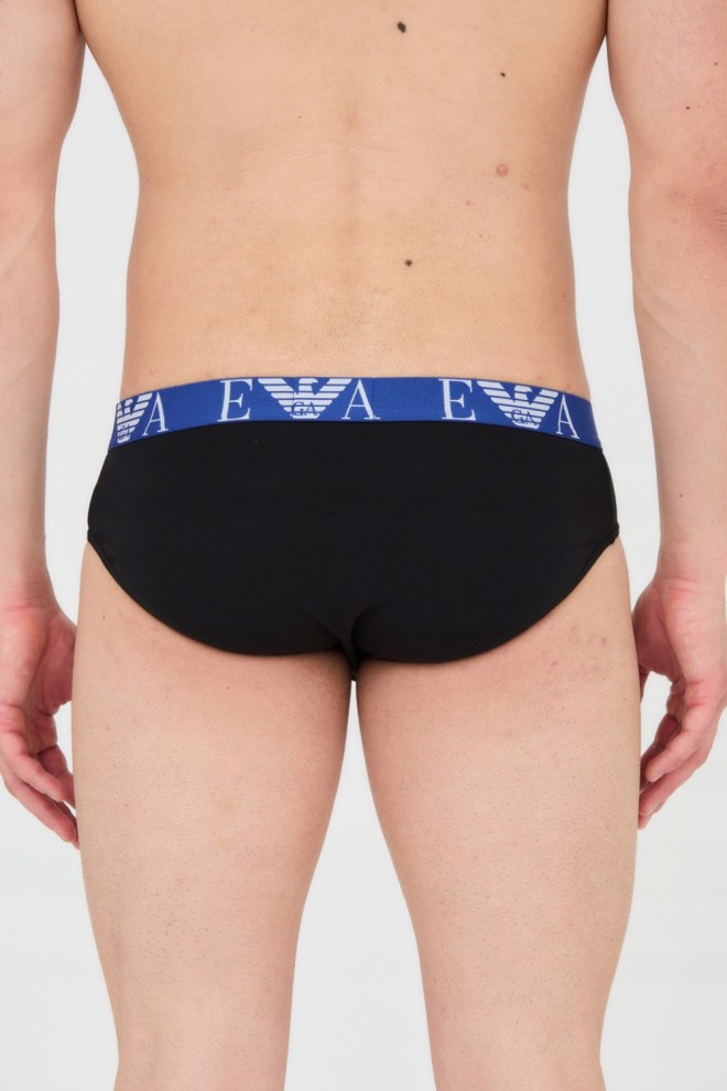 EMPORIO ARMANI Black briefs 3-pack