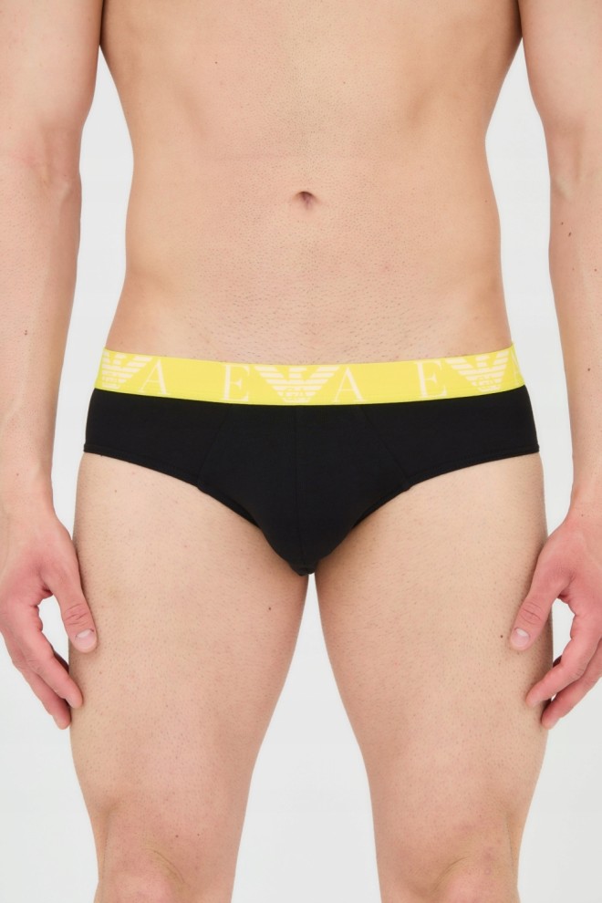 EMPORIO ARMANI Chiloți negri 3-pack