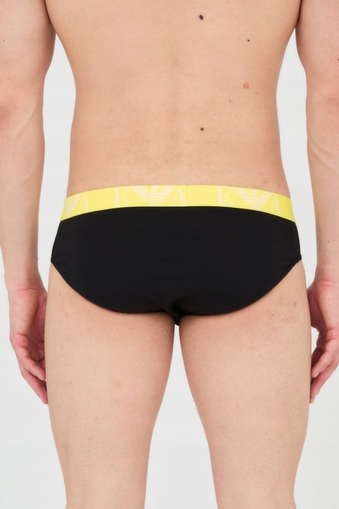 EMPORIO ARMANI Black briefs 3-pack