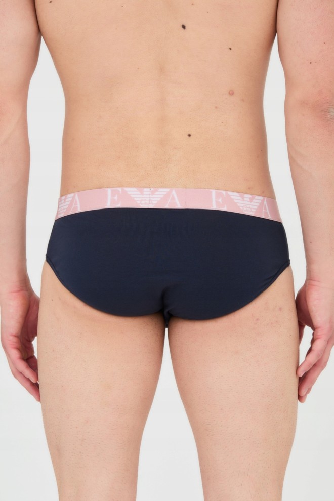 EMPORIO ARMANI Chiloți albastru marin 3-pack