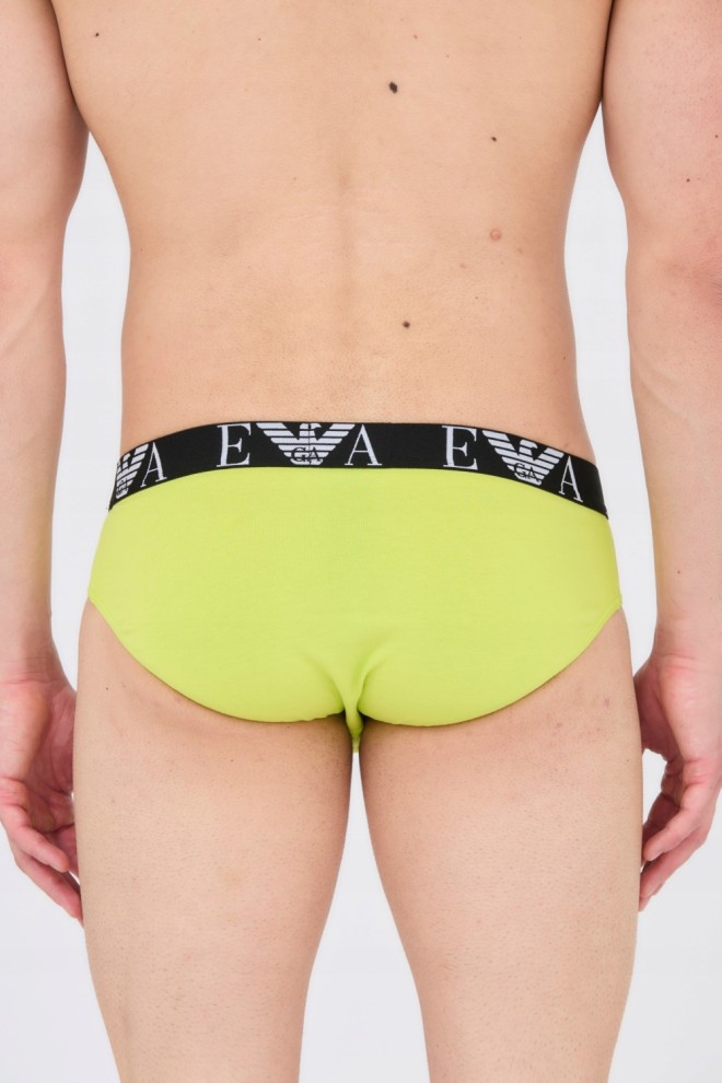 EMPORIO ARMANI 3-pack chiloți negru, verde