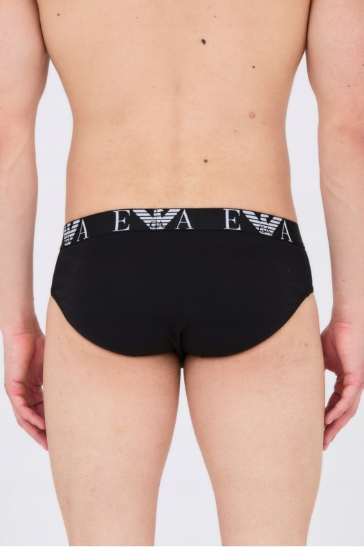 EMPORIO ARMANI 3-pack briefs black, green