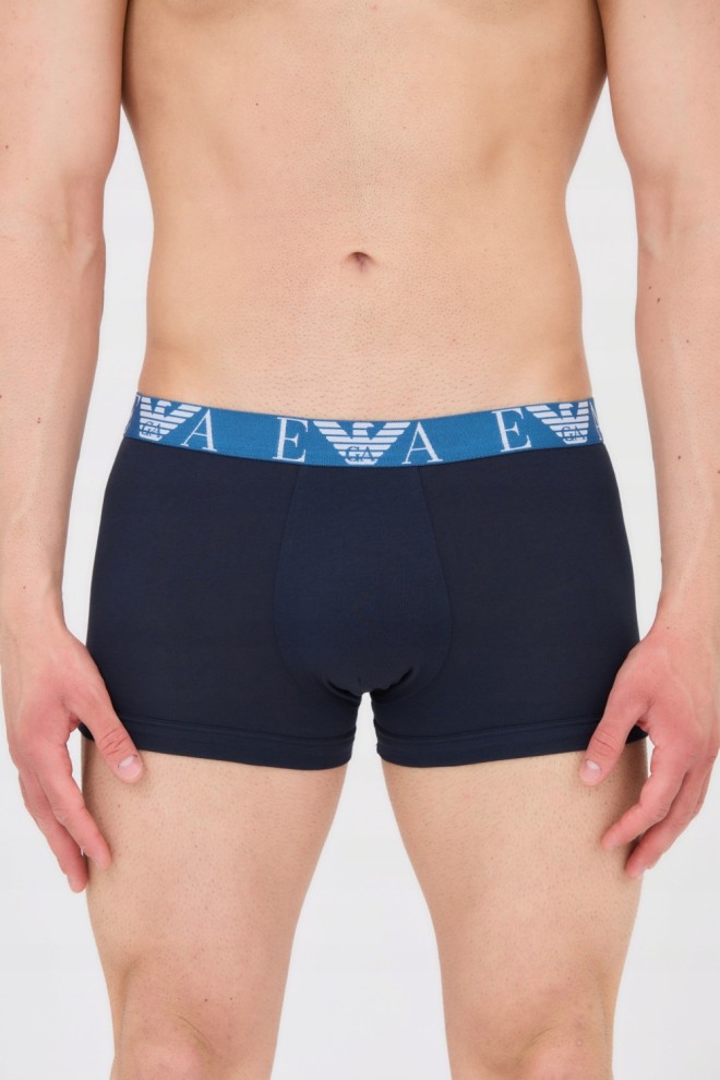 EMPORIO ARMANI Navy blue boxer shorts 3-pack