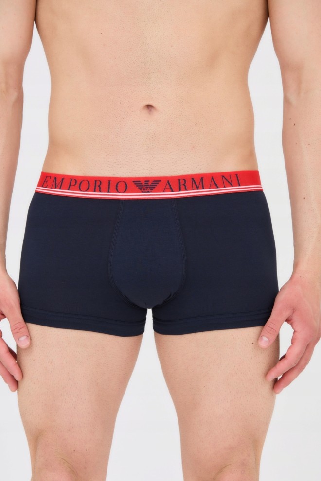 EMPORIO ARMANI Navy blue boxer shorts 3-pack