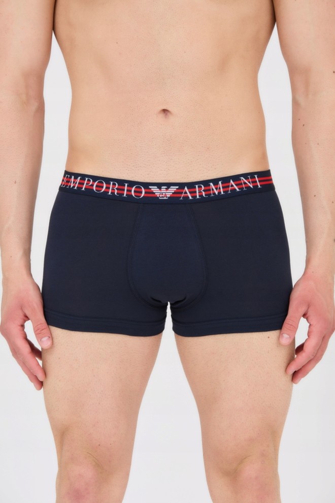 EMPORIO ARMANI Navy blue boxer shorts 3-pack