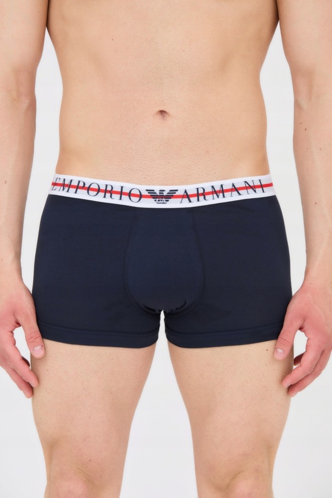 EMPORIO ARMANI Navy blue boxer shorts 3-pack