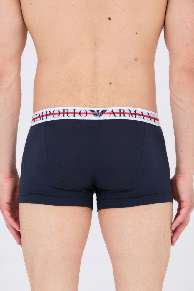 EMPORIO ARMANI Navy blue boxer shorts 3-pack