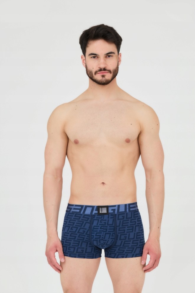 GUESS Boxer shorts 3-pack: 2 x albastru marin 1x alb