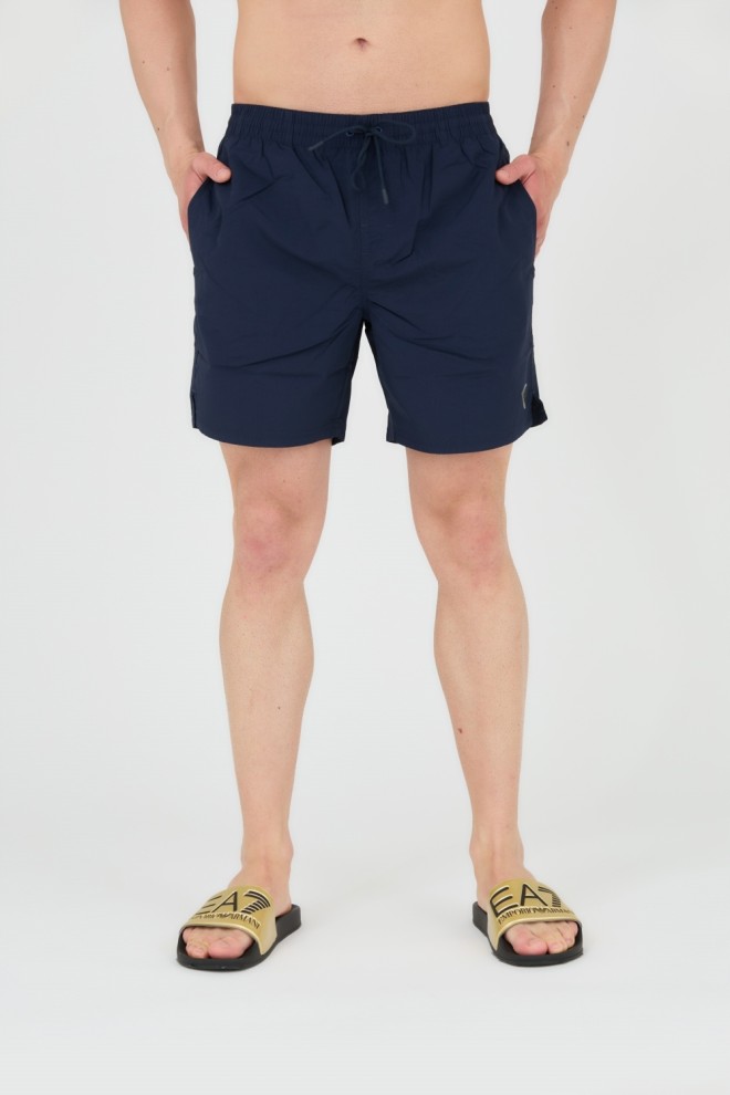 GUESS Pantaloni scurți de baie pentru bărbați albastru marin