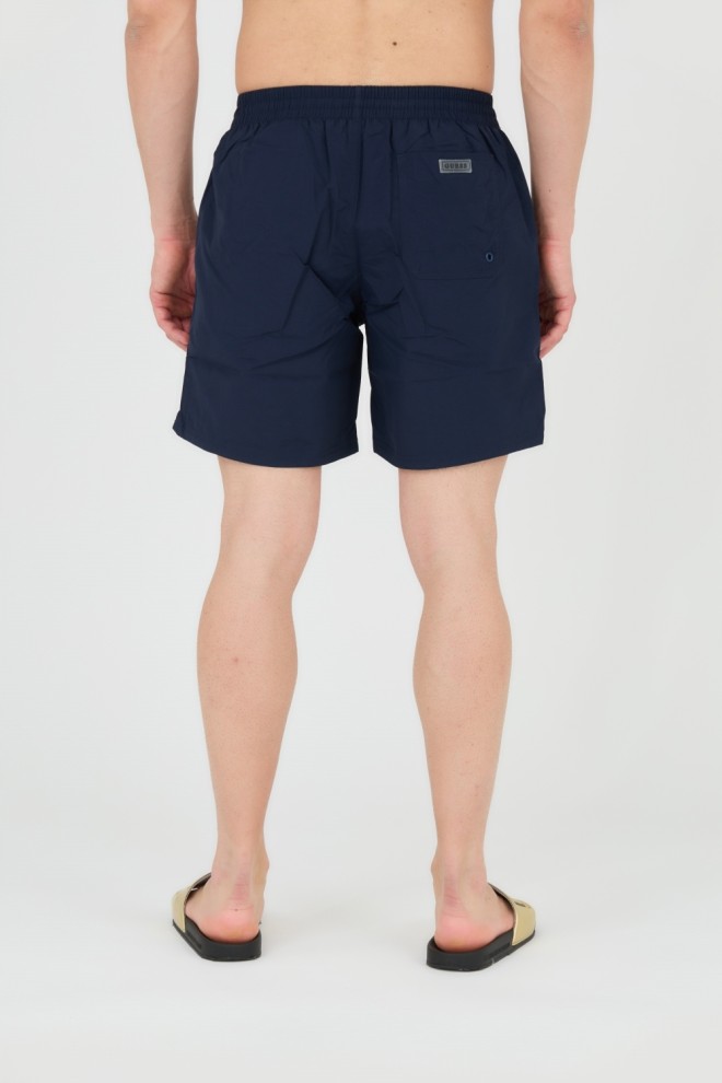 GUESS Pantaloni scurți de baie pentru bărbați albastru marin