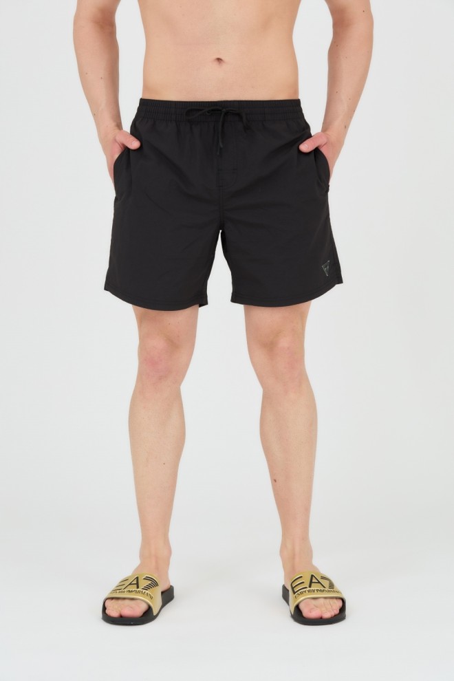 GUESS Swim Shorts Black Regular Fit