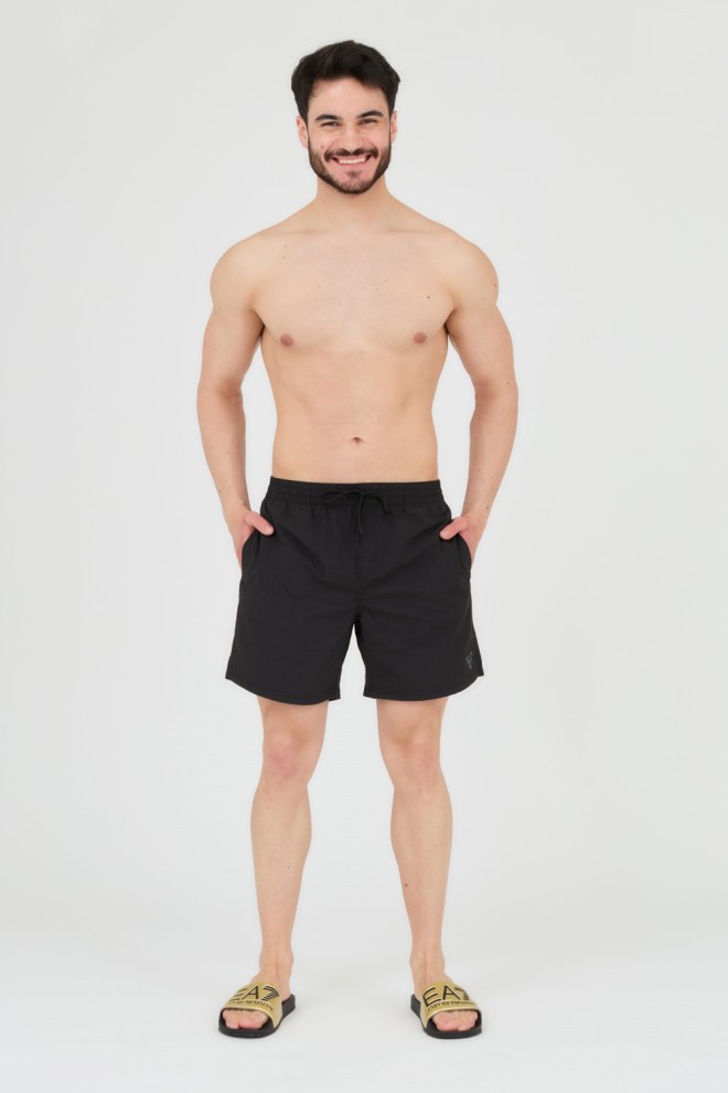 GUESS Swim Shorts Black Regular Fit