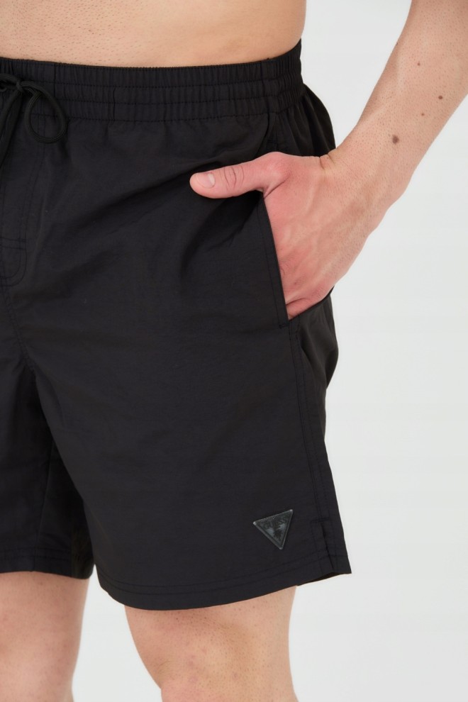 GUESS Swim Shorts Black Regular Fit