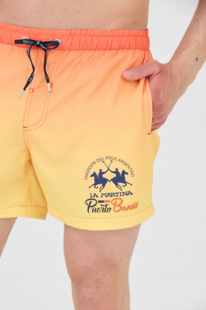 LA MARTINA Men's swim shorts yellow