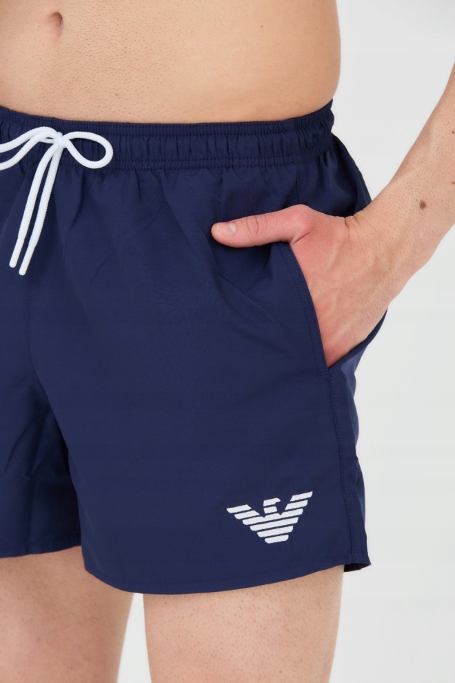 EMPORIO ARMANI Pantaloni scurți de baie bleumarin pentru bărbați