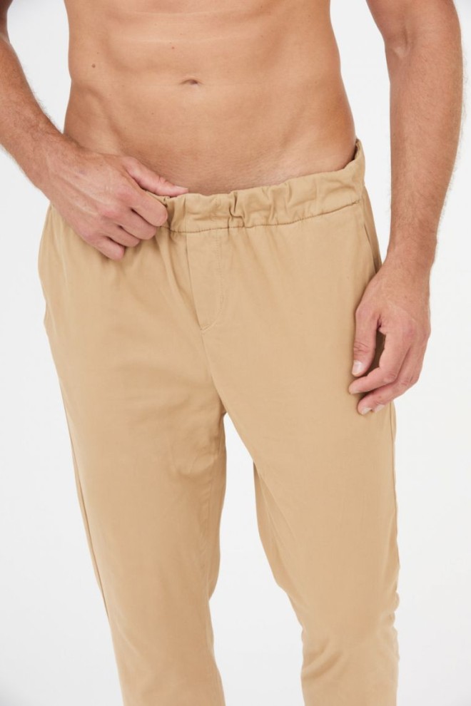 7 FOR ALL MANKIND Beige men's jogger chino pants