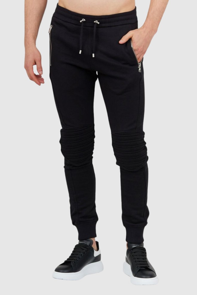 Pantaloni de trening pentru bărbați BALMAIN cu logo în relief