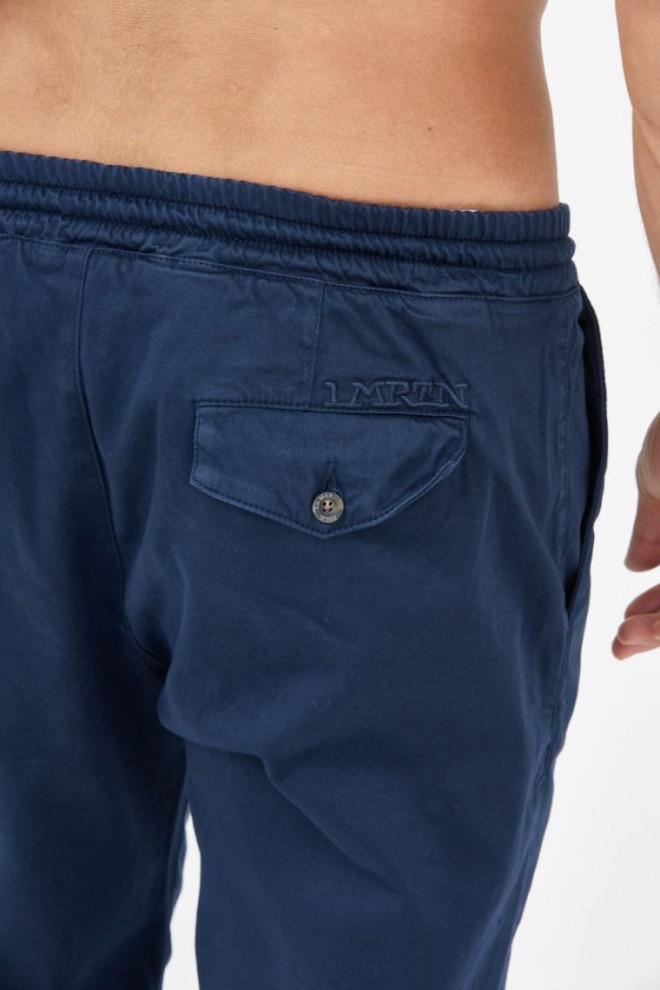 LA MARTINA Pantaloni bărbați albastru marin