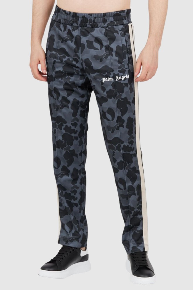 PALM ANGELS Pantaloni moro gri pentru bărbați