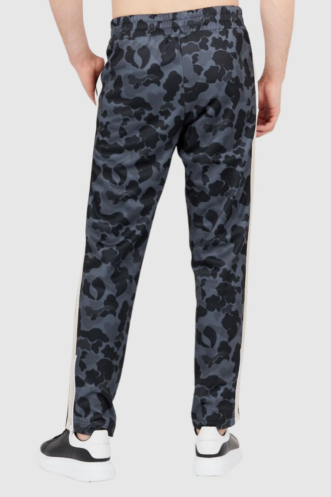 PALM ANGELS Grey men's moro pants