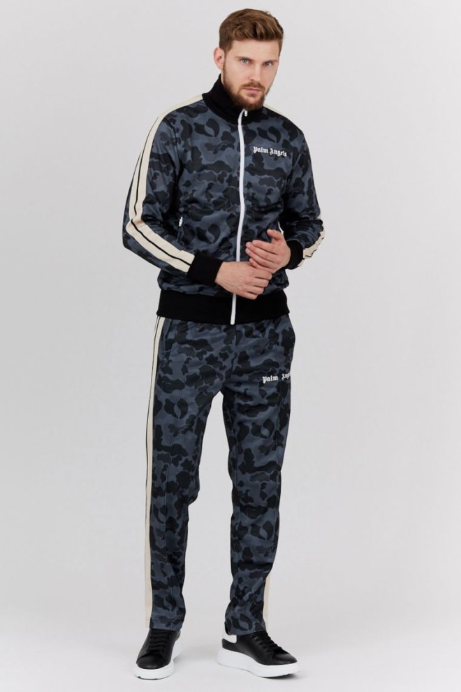 PALM ANGELS Pantaloni moro gri pentru bărbați