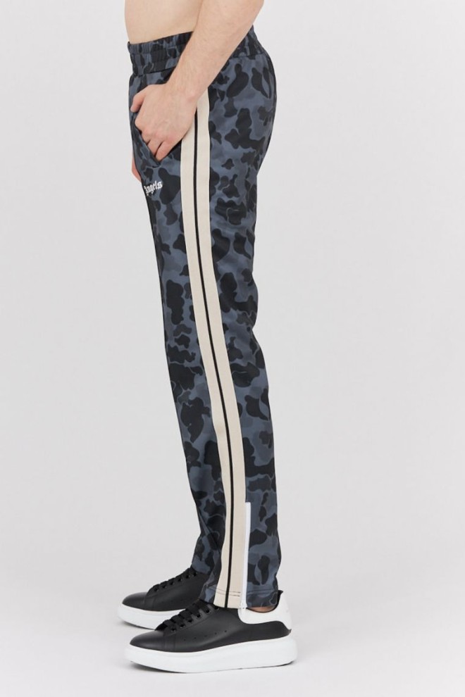 PALM ANGELS Grey men's moro pants