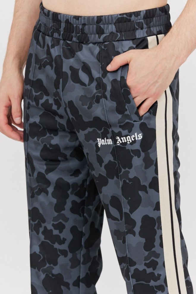 PALM ANGELS Pantaloni moro gri pentru bărbați
