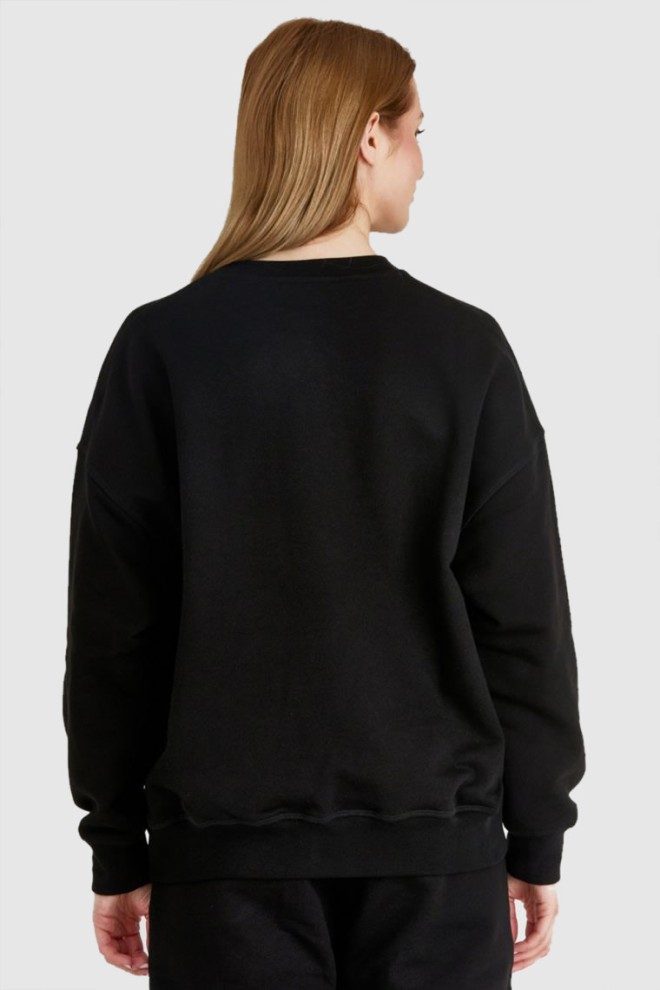 ALEXANDER MCQUEEN Black women's sweatshirt with logo