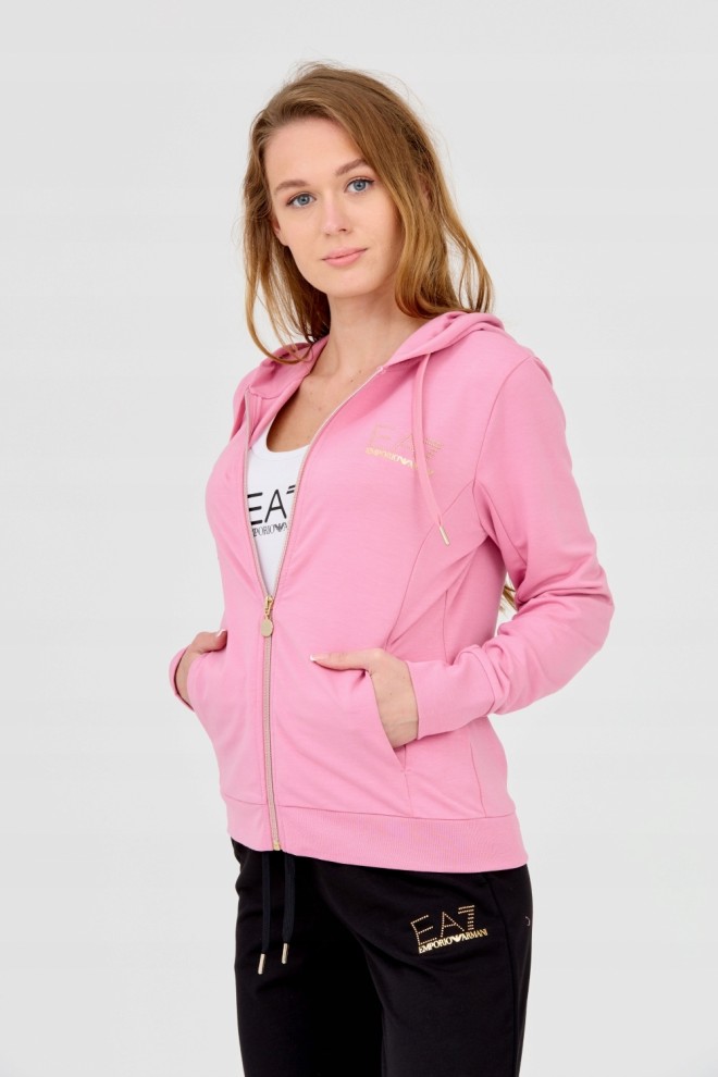 EA7 Black and Pink Women's Tracksuit