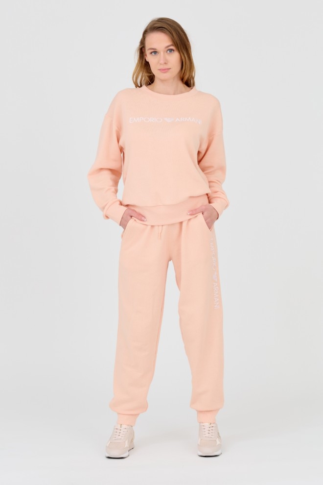 EMPORIO ARMANI Women's peach tracksuit bottoms