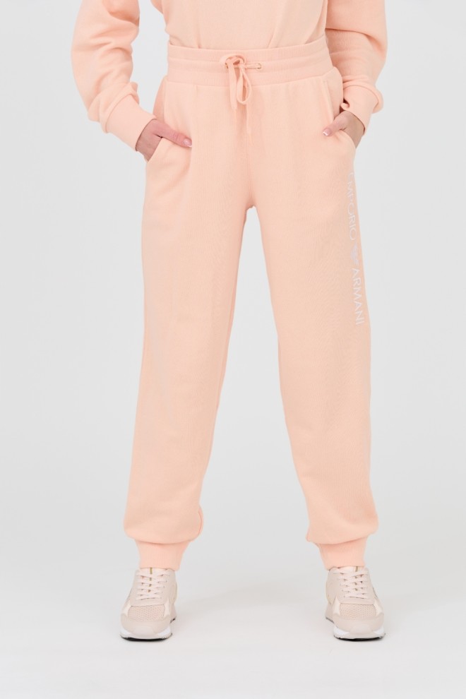 EMPORIO ARMANI Women's peach tracksuit bottoms