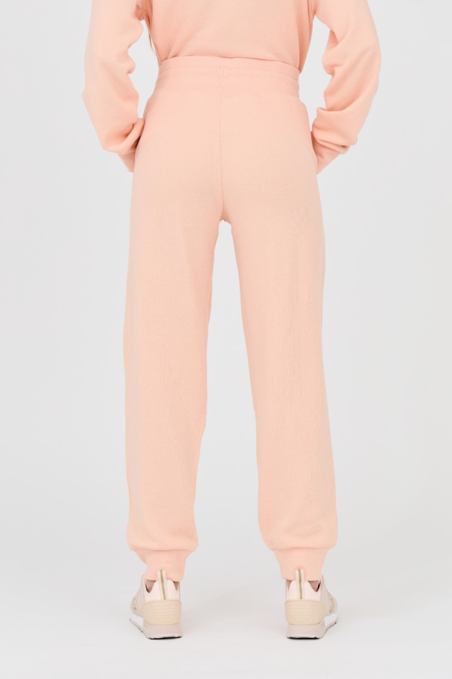 EMPORIO ARMANI Women's peach tracksuit bottoms