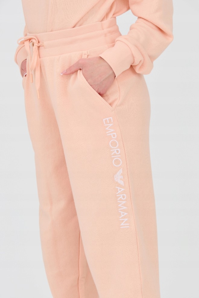 EMPORIO ARMANI Women's peach tracksuit bottoms