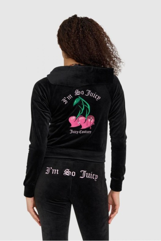 JUICY COUTURE Black velour...