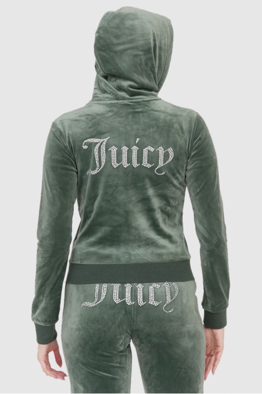 JUICY COUTURE Catifea verde...