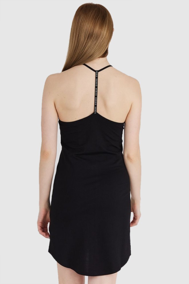 GUESS Black dress with triangle logo