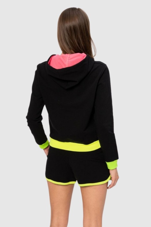 MOSCHINO Black hooded...