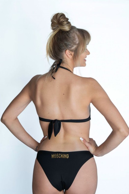 Top bikini MOSCHINO SWIM cu...