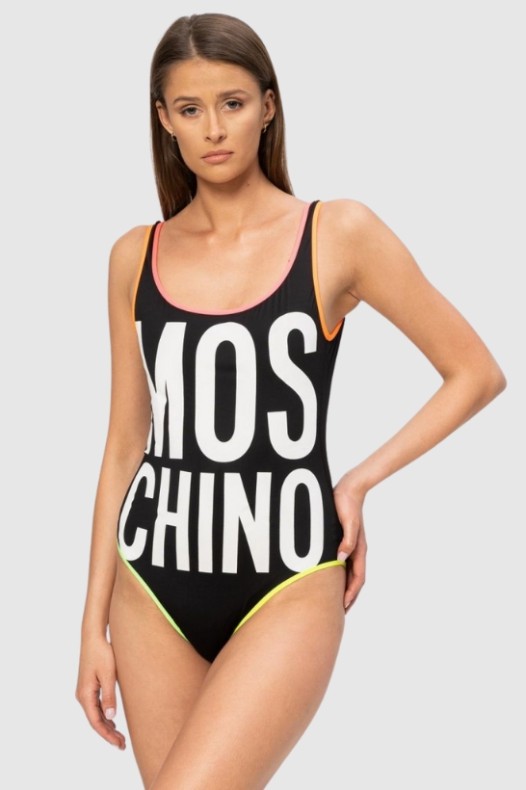 MOSCHINO Чорний купальник з...