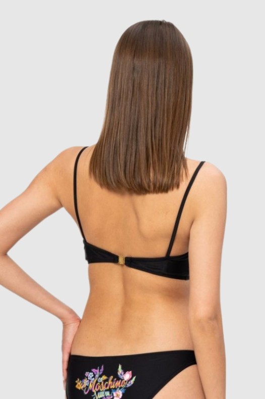 MOSCHINO Top bikini negru...