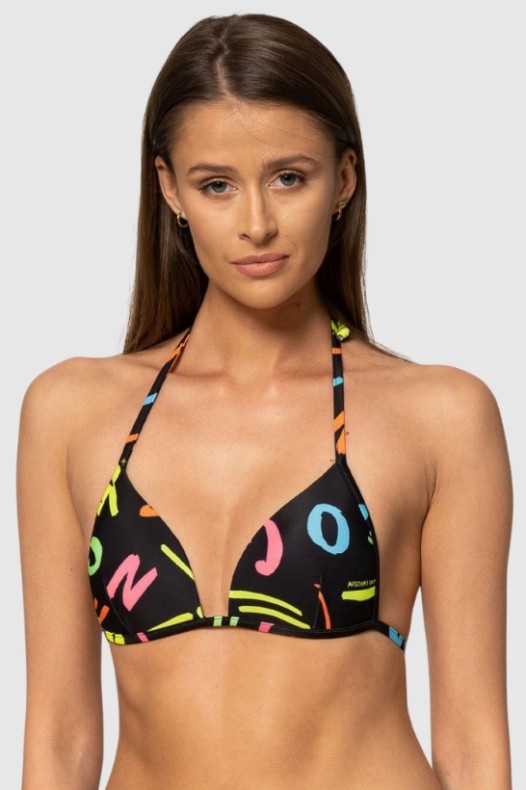 MOSCHINO Top bikini negru...