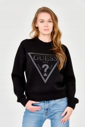 GUESS Czarna damska bluza z...